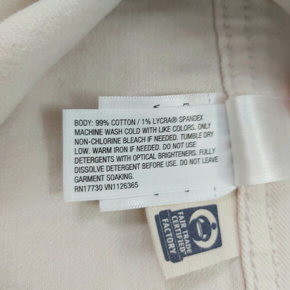 Universal Thread Jeans Womens 14 Beige Wide Leg Ankle High Rise Comfort Denim - Picture 10 of 13